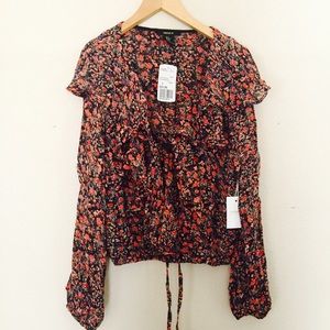 Forever 21 Floral Blouse - S